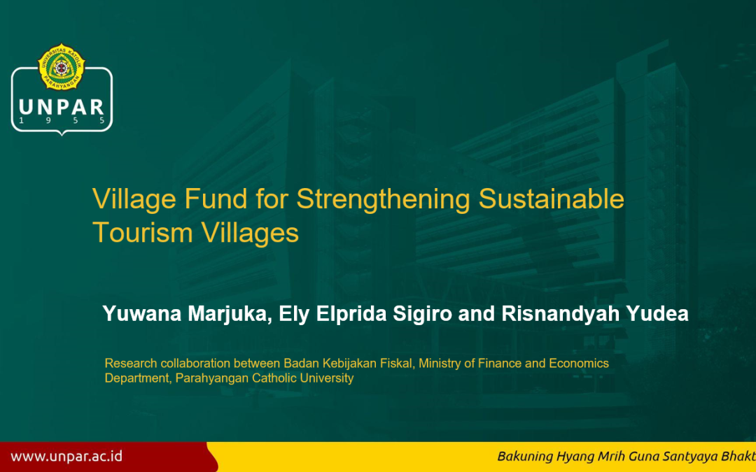 Diskusi Penelitian Dana Desa “Efficiency of Dana Desa Allocation on Selected Villages in Indonesia”